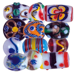 Decorated Lampworked Beads