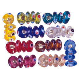 Evil Eye Disc Beads