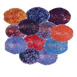 Glass powdery Beads