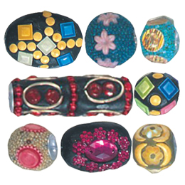 Decorated or Embellished Clay Beads4