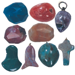 Agate Stone Beads and Pendants