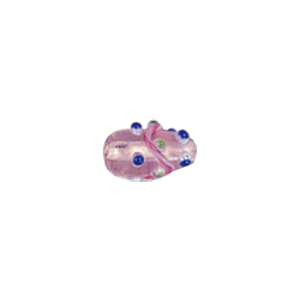 Swirly stringer w or Bumpy Drop Lampworked Glass Beads5299