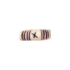 Hand Carved Bone Beads Natural finish 9690