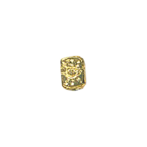 Zinc Alloy casted beads Gold plated 13620
