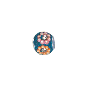 Decorated or Embellished Clay Beads 15998